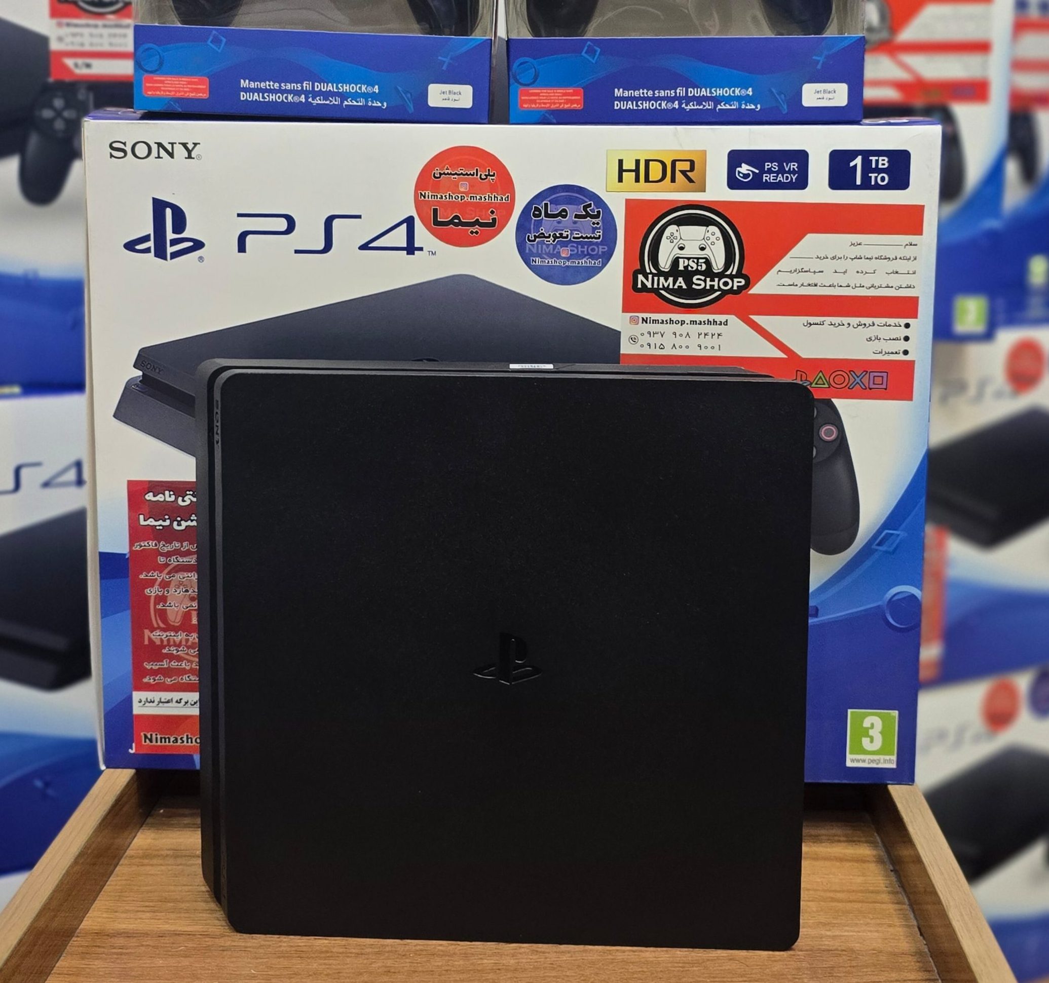 کنسول PS4 اسلیم 1ترابایت استوک امارات-18ماه گارانتی - Image 2